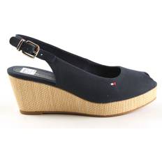 Tommy Hilfiger Iconic Slingback Wedges - Desert Sky