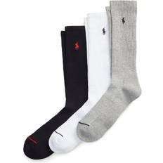 Polo Ralph Lauren Polyester Socks Polo Ralph Lauren Crew Socks 3-pack - Black/White/Grey