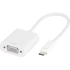 Vivanco USB C-VGA M-F 0.2m