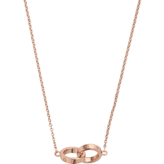 Olivia Interlink Necklace - Rose Gold