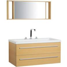 Lighting Vanity Units Beliani Bathroom Furniture (190606)