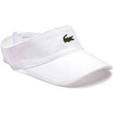 Lacoste Cotton Accessories Lacoste Sport Pique & Fleece Tennis Visor - White