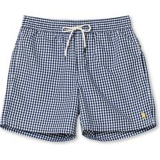 Polo Ralph Lauren Traveler Boxer Swim Shorts - Newport Navy Gingham