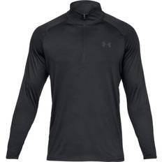 Under Armour Men - Sportswear Garment Tops Under Armour Men's UA Tech ½ Zip Long Sleeve Top - Black/Charcoal