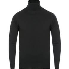 John Smedley Extra Fine Merino Cherwell Roll Neck - Black