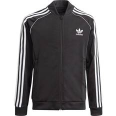 Tops Children's Clothing Adidas Junior Adicolor SST Track Jacket - Black/White (GN8451)