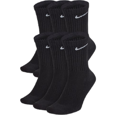 Sportswear Garment - Women Underwear Nike Everyday Cushioned Training Crew Socks 6-pack - Black/White