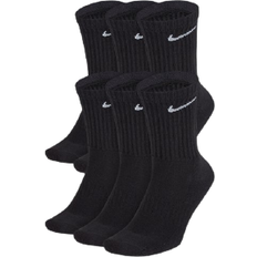 Nike Women - XL Clothing Nike Everyday Cushioned Training Socks 6-pack - Black/White
