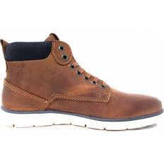 Jack & Jones Cognac Leather Boots - Brown/Brandy Brown