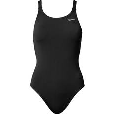 Nike L - Women Swimwear Nike Hydrastrong Solid Fastback Swimsuit - Black