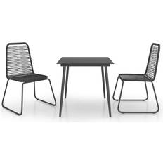 Garden & Outdoor Furniture vidaXL 3060112 Patio Dining Set, 1 Table incl. 2 Chairs