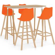vidaXL 3056268 Outdoor Bar Set, 1 Table incl. 4 Chairs