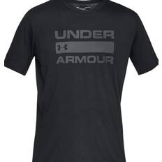 Under Armour Cotton Clothing Under Armour UA Team Issue Wordmark Short Sleeve Men - Black