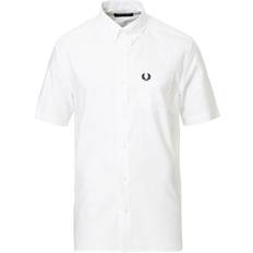 Fred Perry Short Sleeve Oxford Shirt - White