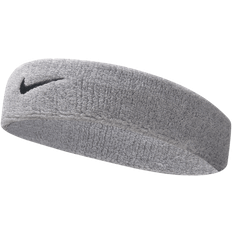 Cotton Headbands Nike Swoosh Headband Unisex - Grey Heather/Black/Osfm