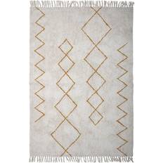 Fringes Carpets Bloomingville Huso Beige, Yellow 140x200cm