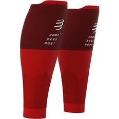 Men - Red Arm & Leg Warmers Compressport R2V2 Calf Guards Men - Red