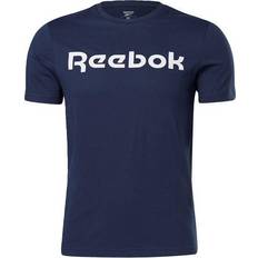 Reebok Tops Reebok Graphic Series Linear Logo T-shirt Men - Vector Navy/White