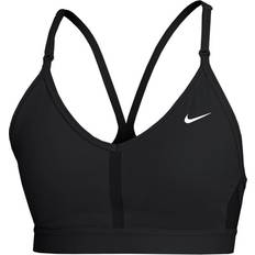 Nike Underwear Nike Dri-FIT Indy Light-Support Padded V-Neck Sports Bra - Black/Black/Black/White