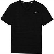 Boys - L T-shirts Nike Boy's Dri-Fit Miler T-shirt - Black