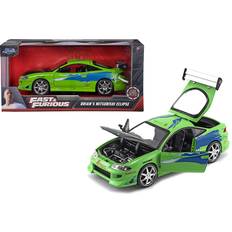 1:24 (G) Slot Cars Jada Fast & Furious 1995 Mitsubishi Eclipse 1:24