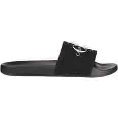 Canvas Slippers & Sandals Calvin Klein Monogram Slide - Black