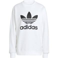 Adidas Women's Trefoil Crew Sweatshirt - White