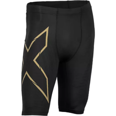Reflectors Shorts 2XU Light Speed Compression Shorts Men - Black/Gold Reflective