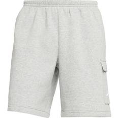 Nike Club Cargo Shorts - Dark Grey Heather/Matte Silver/White