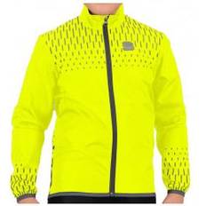Sportful Sportswear Garment Outerwear Sportful Reflex Cycling Jacket Kids - Yellow Fluo