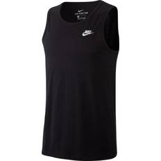 M Tank Tops Nike Sportswear Club Men's Tank Top - Black/White