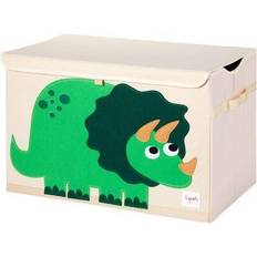 Beige Chests Kid's Room 3 Sprouts Dinosaur Toy Chest