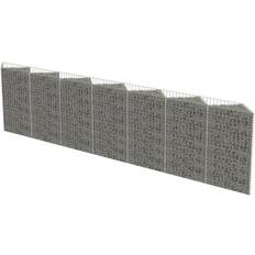 vidaXL Gabion Wall 450x100cm