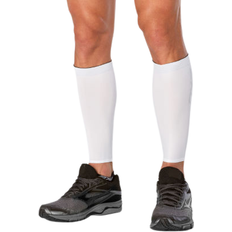 2XU Compression Calf Guards Unisex - White