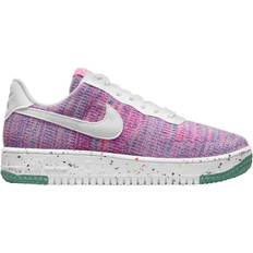 Nike Air Force 1 Crater Flyknit W - Fuchsia Glow/Pink Blast/Green Glow/White