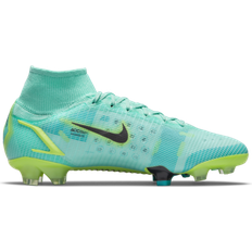 Men - Turquoise Football Shoes Nike Mercurial Superfly 8 Elite FG - Dynamic Turquoise/Lime Glow