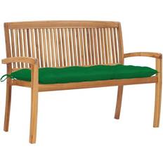 Teak Garden Benches Garden & Outdoor Furniture vidaXL 3063299 Garden Bench