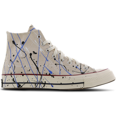 Converse Chuck 70 Archive Paint Splatter High Top - Egret/Digital Blue