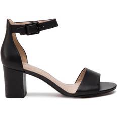 Black Heeled Sandals Clarks Deva Mae - Black Leather