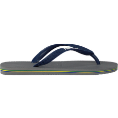 Havaianas Brasil Logo - Steel Grey/Navy Blue