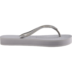 Havaianas Slim Flatform Glitter - Ice Grey