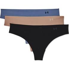 Under Armour Elastane/Lycra/Spandex Knickers Under Armour Pure Stretch Thong 3-pack - Multi/Multi