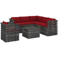 vidaXL 3061920 Outdoor Lounge Set, 1 Table incl. 1 Chairs & 5 Sofas