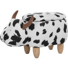 Beliani Cow Pouffe 35cm