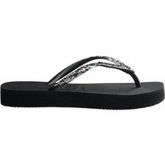 Havaianas Slim Flatform Glitter - Black