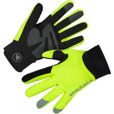 Yellow Gloves Endura Strike Waterproof Gloves Women - Hi Viz Yellow