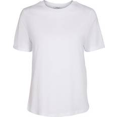 Pieces Solid Coloured T-shirt - Bright White