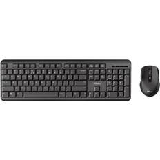 Membrane - Numpad Keyboards Trust Ody Wireless Silent Keyboard and Mouse Set (English)