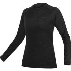 Women - Wool Base Layers Endura BaaBaa Blend Long Sleeve Base Layer Women - Black