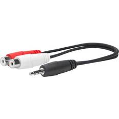 VivoLink 2RCA-3.5mm M-F 0.2m